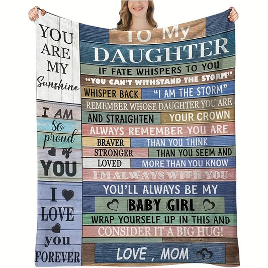 Cozy Daughter Fleece Blanket