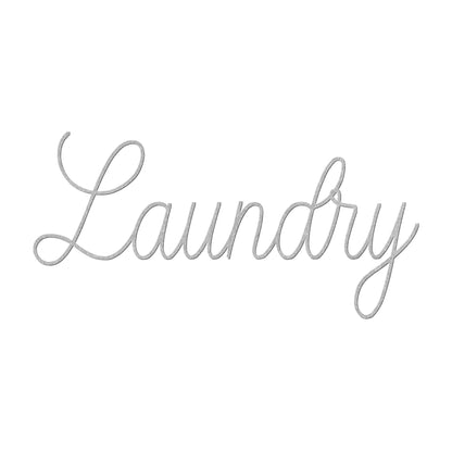 Laundry Sign, Metal Word Sign, Laundry Room Decor, Washroom Decor