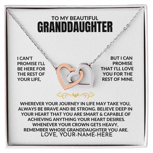 To My Granddaughter| Personalized Beautiful Gift Set