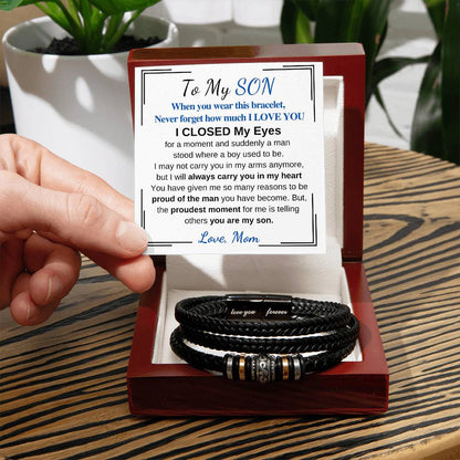 Son - I Closed My Eyes - Men's Bracelet