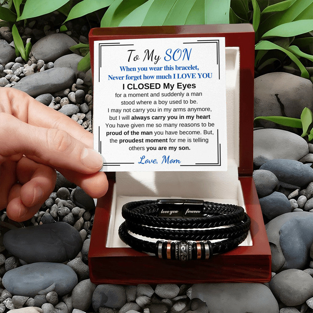 Son - I Closed My Eyes - Men's Bracelet