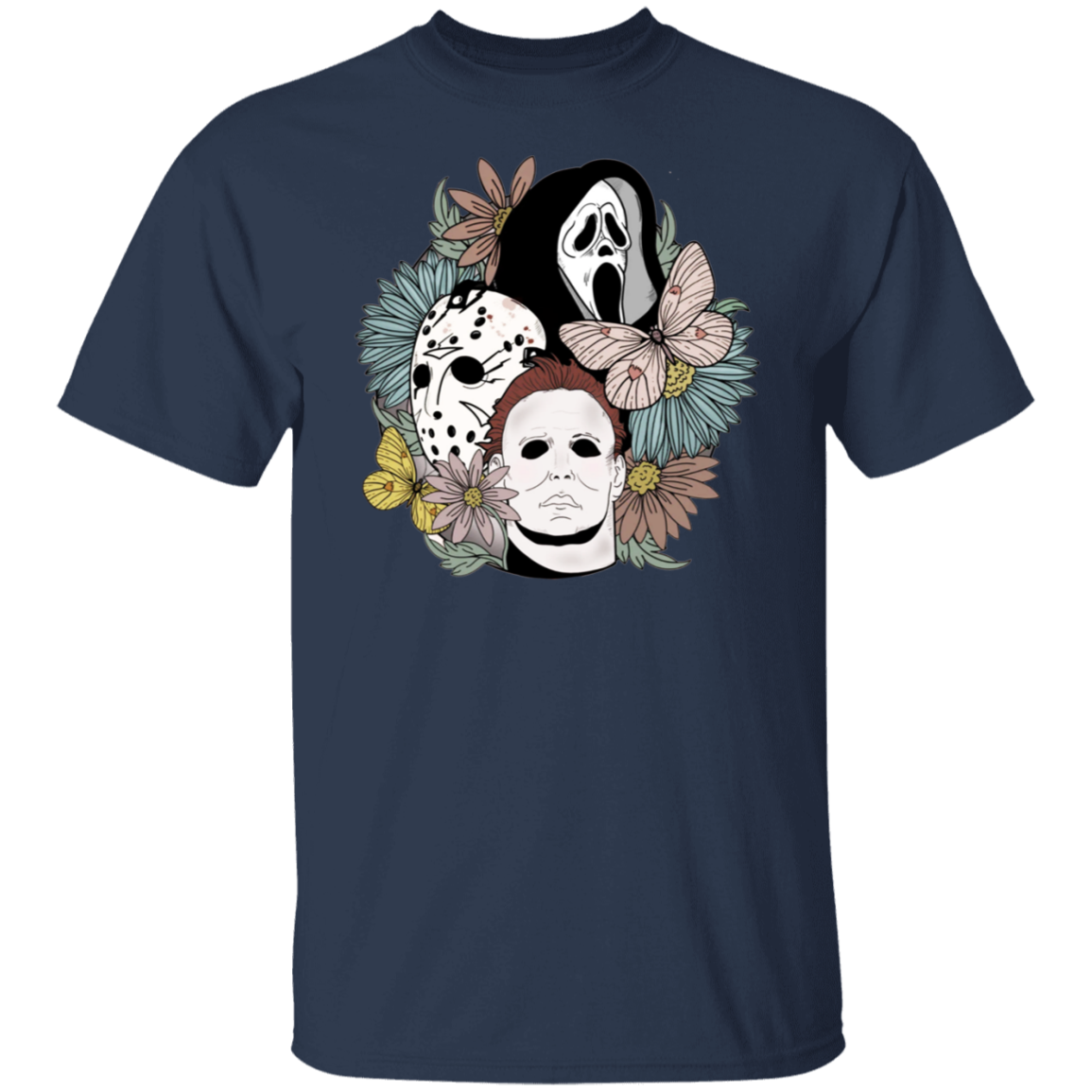 Retro Halloween Scream Horror Movies T-Shirt