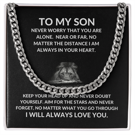 TO MY SON AIM FOR THE STARS