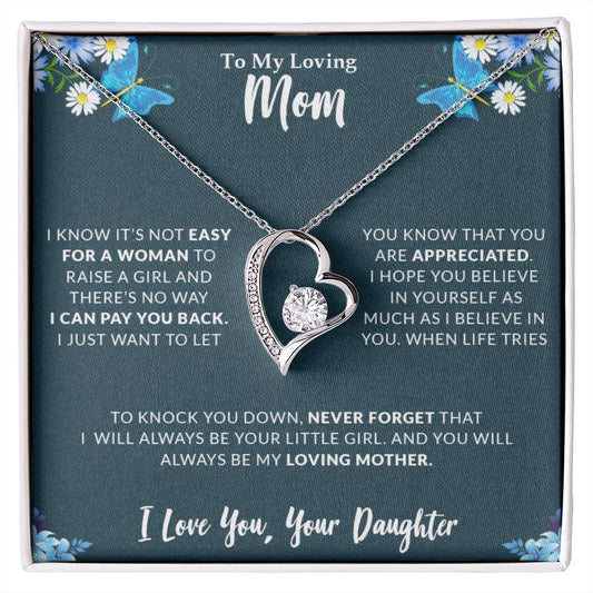 My Loving Mom| You Are Appreciated - Forever Love Necklace